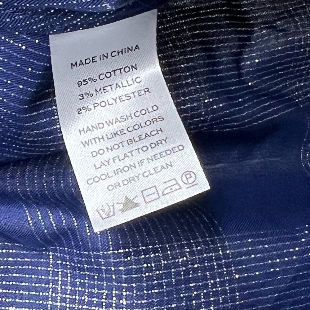 NEW Hill House The Katherine Glitter Check Navy
Nap Dress, size M - Picture 6 of 6